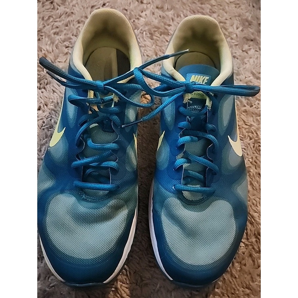 Nike Lady Dual Fusion TR Training Women's Running‎ Sneakers Shoes Size 8.5 Blue